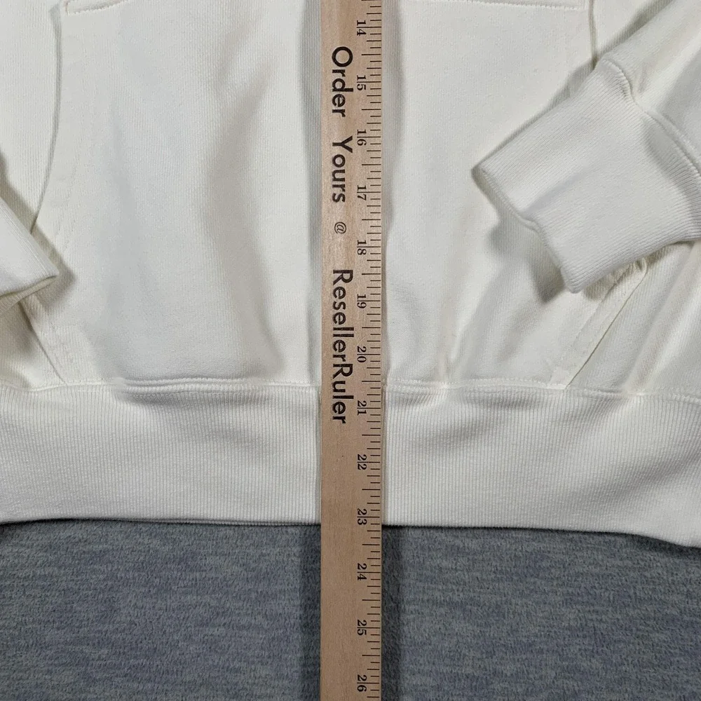 Adidas‎ Humanrace Hoodie Mens Small White Pharrell Williams Pullover Embroidered